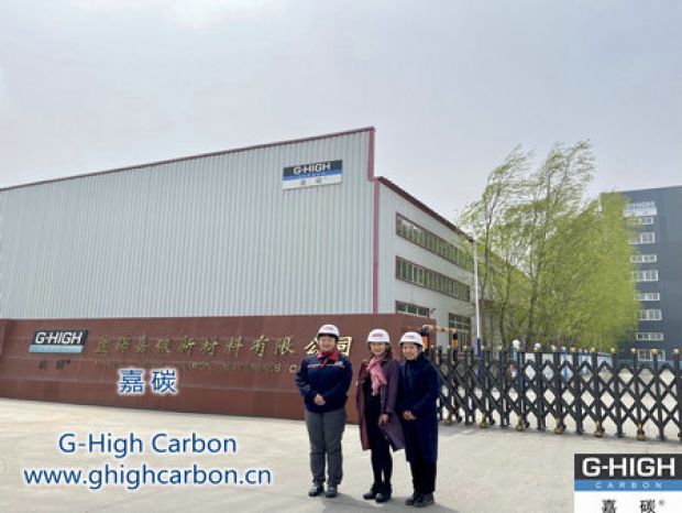客戶來訪嘉碳工廠進(jìn)行實地參觀考察，深入了解嘉碳增碳劑生產(chǎn)情況